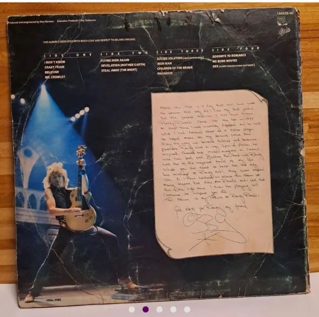 Lp vinil Ozzy - tributo Rhandy Roads - Foto 2