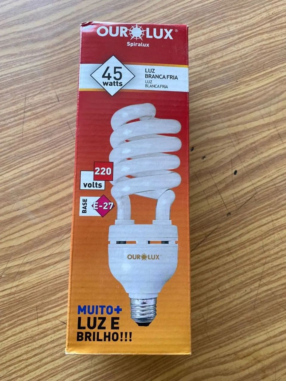 Lâmpada espiral Ourolux 45watts 220v - Foto 2