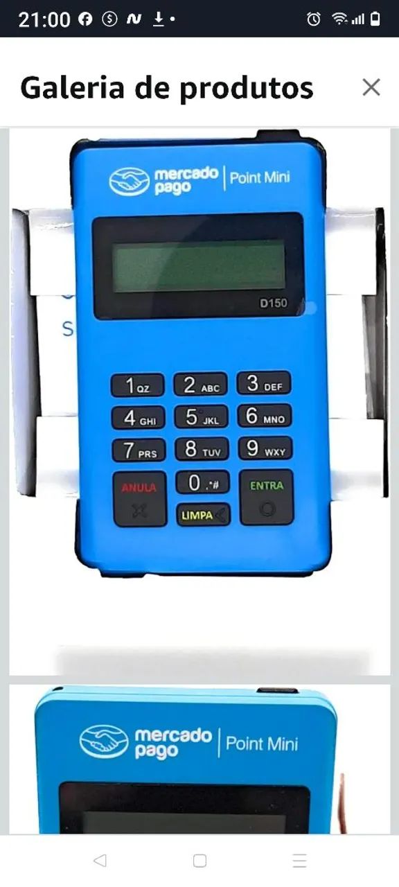 Maquina de Cartão de Crédito Mini Point  - Foto 2