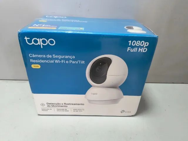 Camera de Seguranca Residencial Wi Fi e Pan/Tilt 1080P Full HD 360*