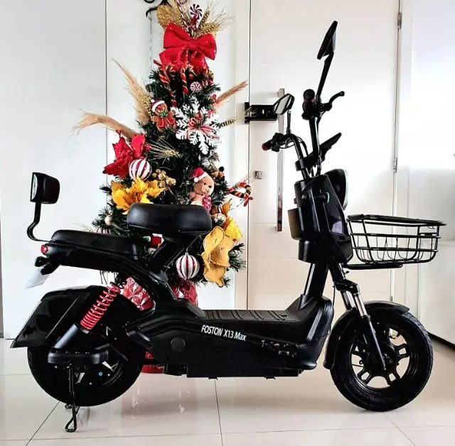 Moto Scooter Elétrica 1000W - Foston X13 Max - Nova - Preta - Sem CNH e Emplacamento