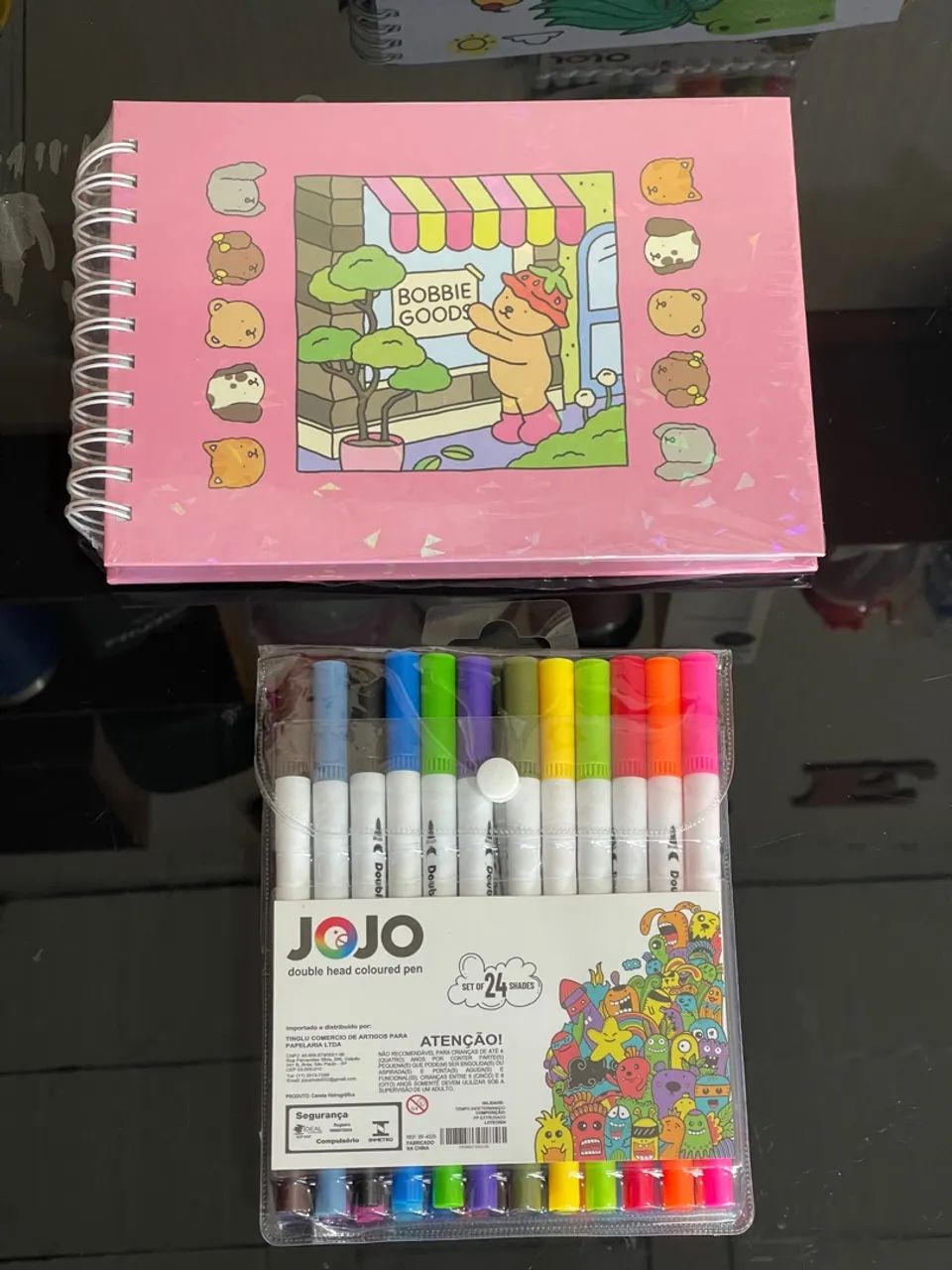 Kit Boobie Goods livro colorir + 24 Canetinhas 2 pontas  - Foto 6