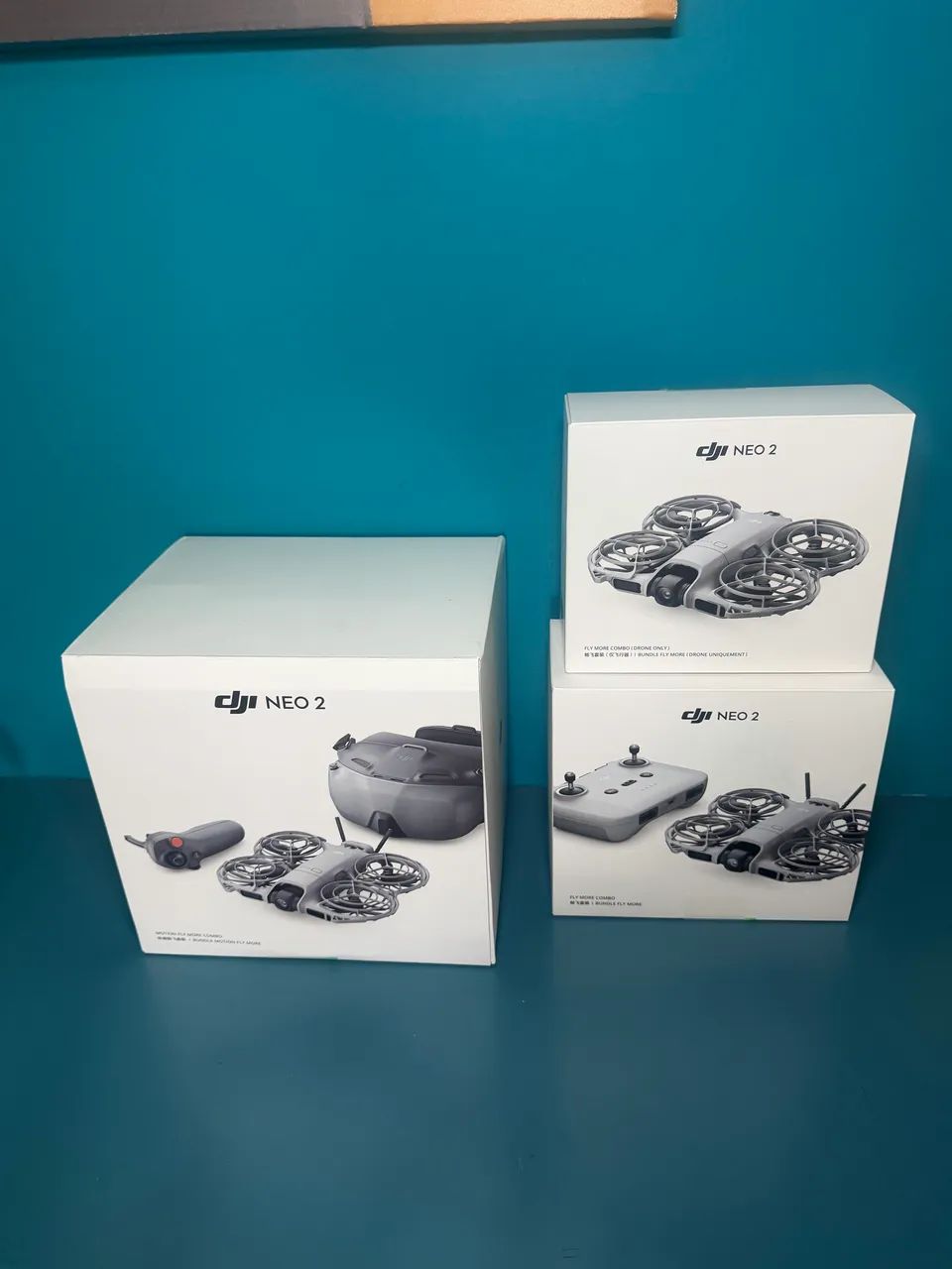 Drone Dji Neo 2 Motion combo Flymore - Lacrado - Nota Fiscal 