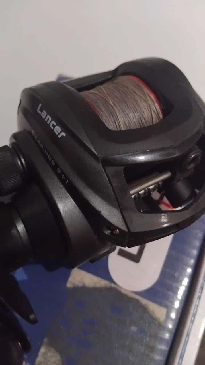 Carretilha de Pesca Lancer - 9+1 Rolamentos