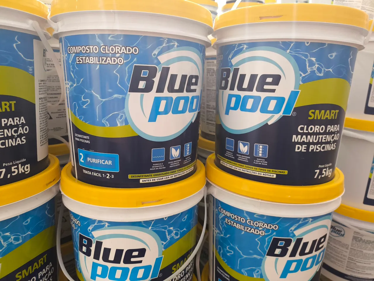 Cloro Estabilizado Blue Pool 7,5kg - Piscina Limpa!