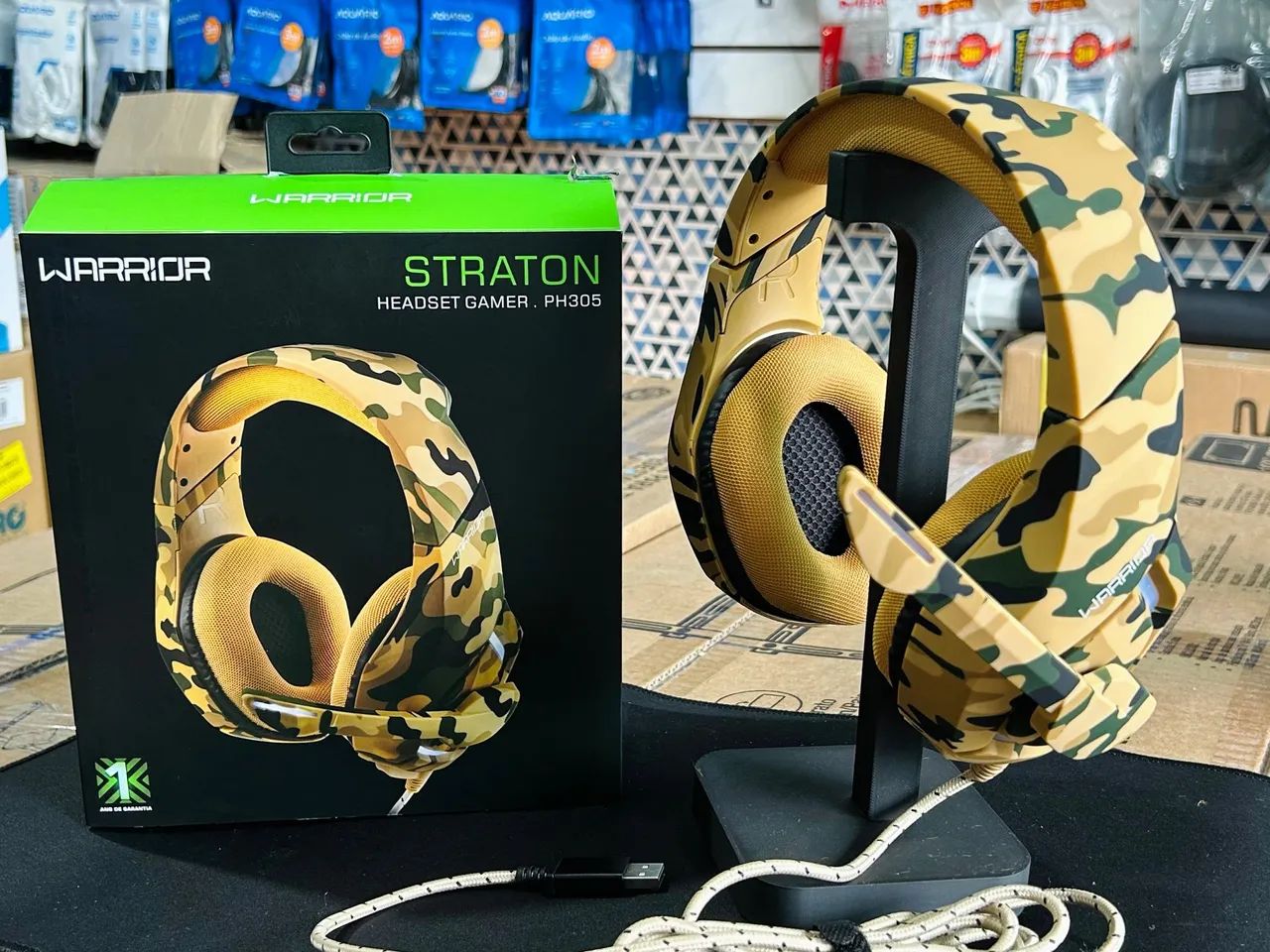 Headset Gamer Warrior Straton USB PH305