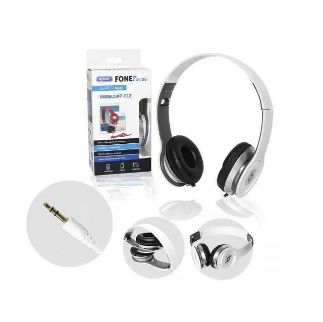 Fone De Ouvido Headphone Dobrável Knup - Foto 4