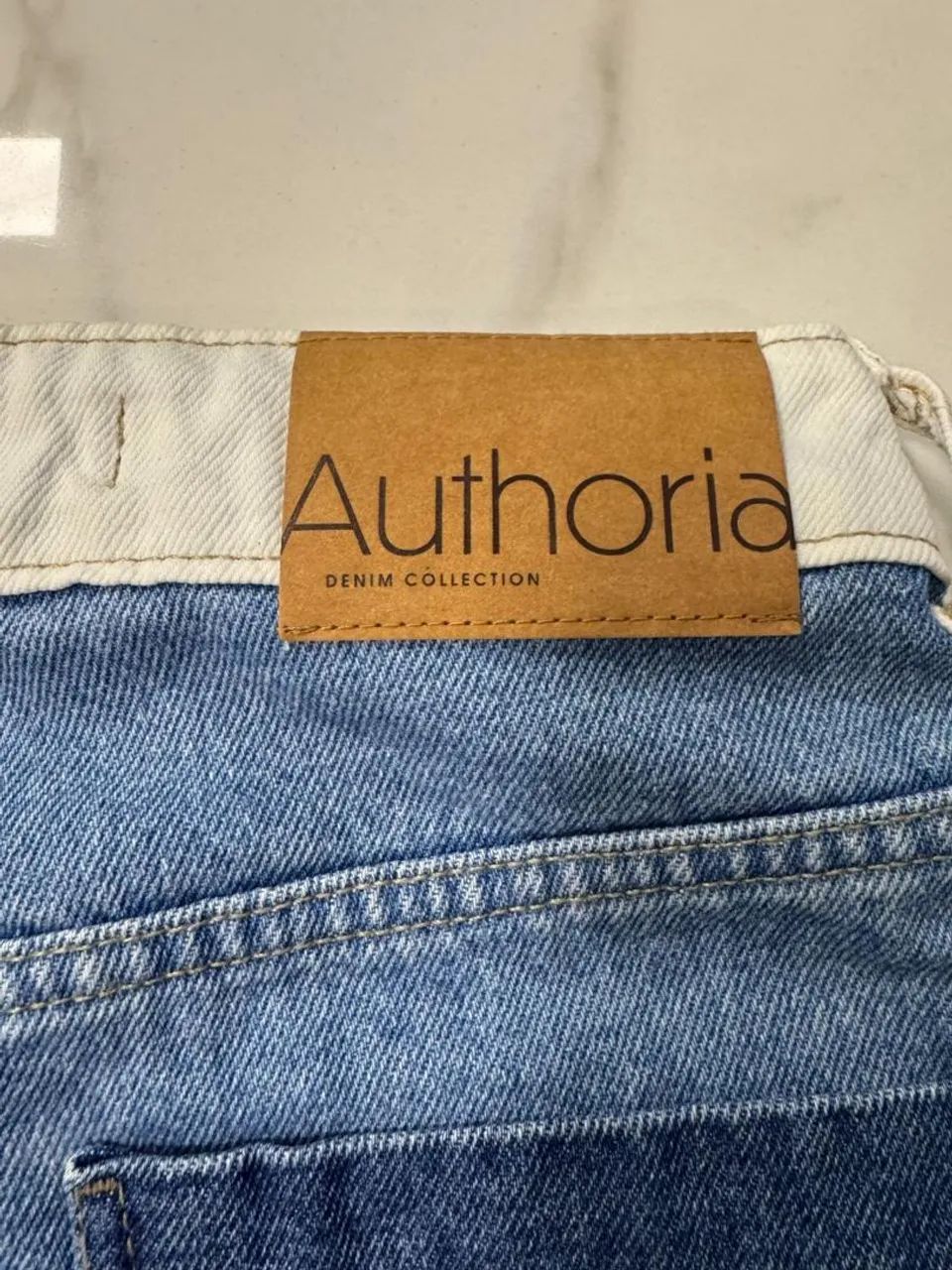 Saia Jeans Azul Autoria - Foto 4
