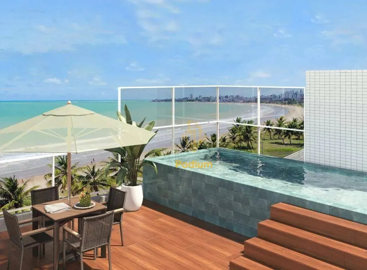 Flats Studio a beira-mar da Praia de Intermares - FL0083