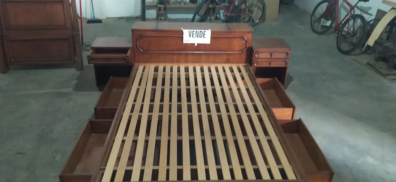 Cama Box de Madeira Maciça - Ótimo Estado! - Foto 5