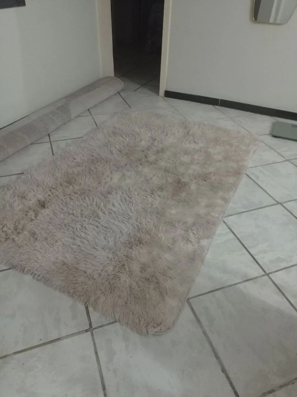 Tapete Peludo Bege - Foto 3