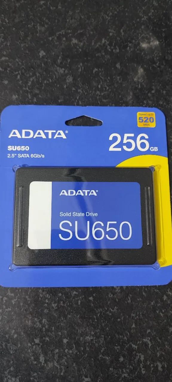 SSD Adata de 256GB lacrado 