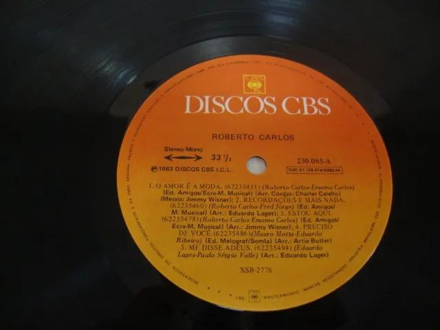 LP VInil Roberto Carlos - O Amor ano 1983. - Foto 4