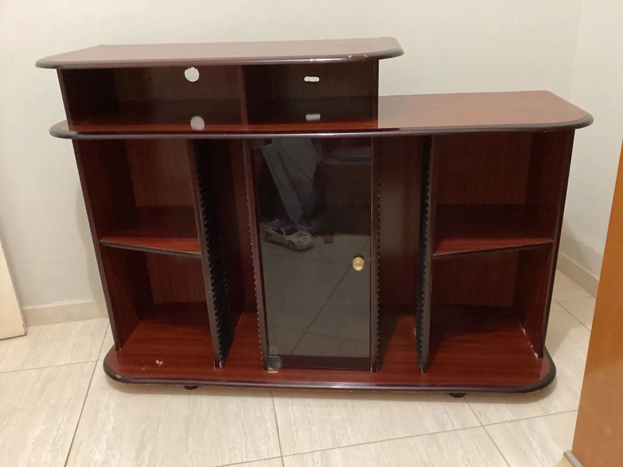 Rack de TV em madeira