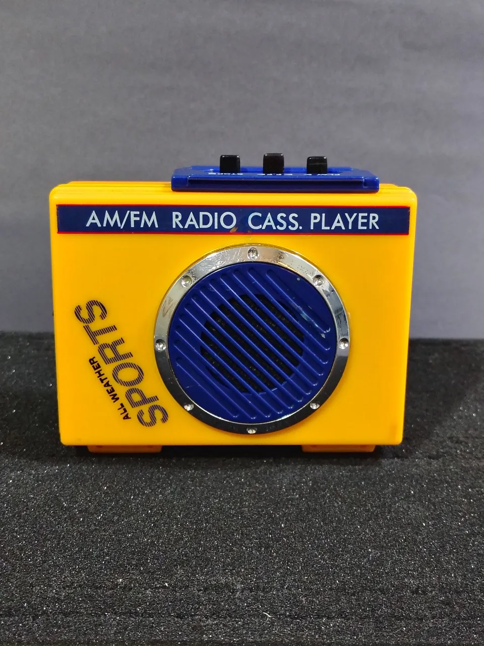 Walkman Sports - Amarelo Raro funcionando tudo
