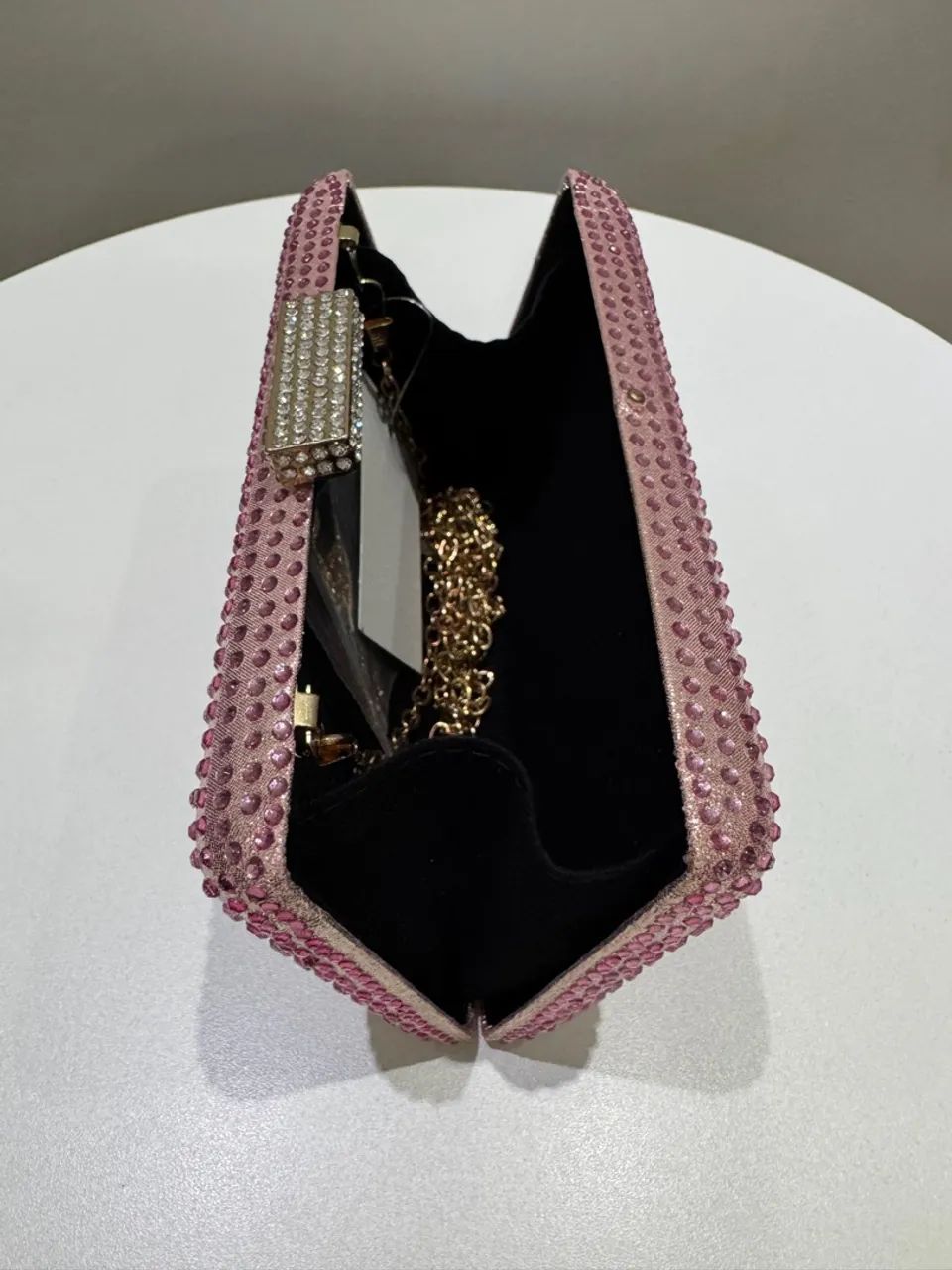 Bolsa Clutch com Strass - Foto 2