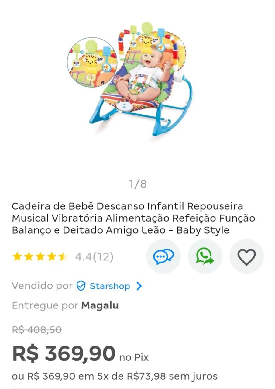 Cadeira infantil