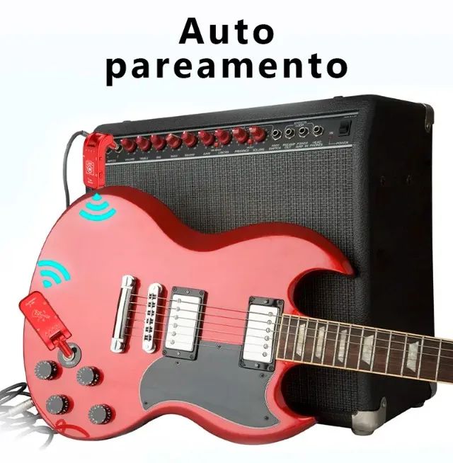Transmissor Sem Fio Ws-3 Uhf Violão, Guitarra, Etc... - Foto 5