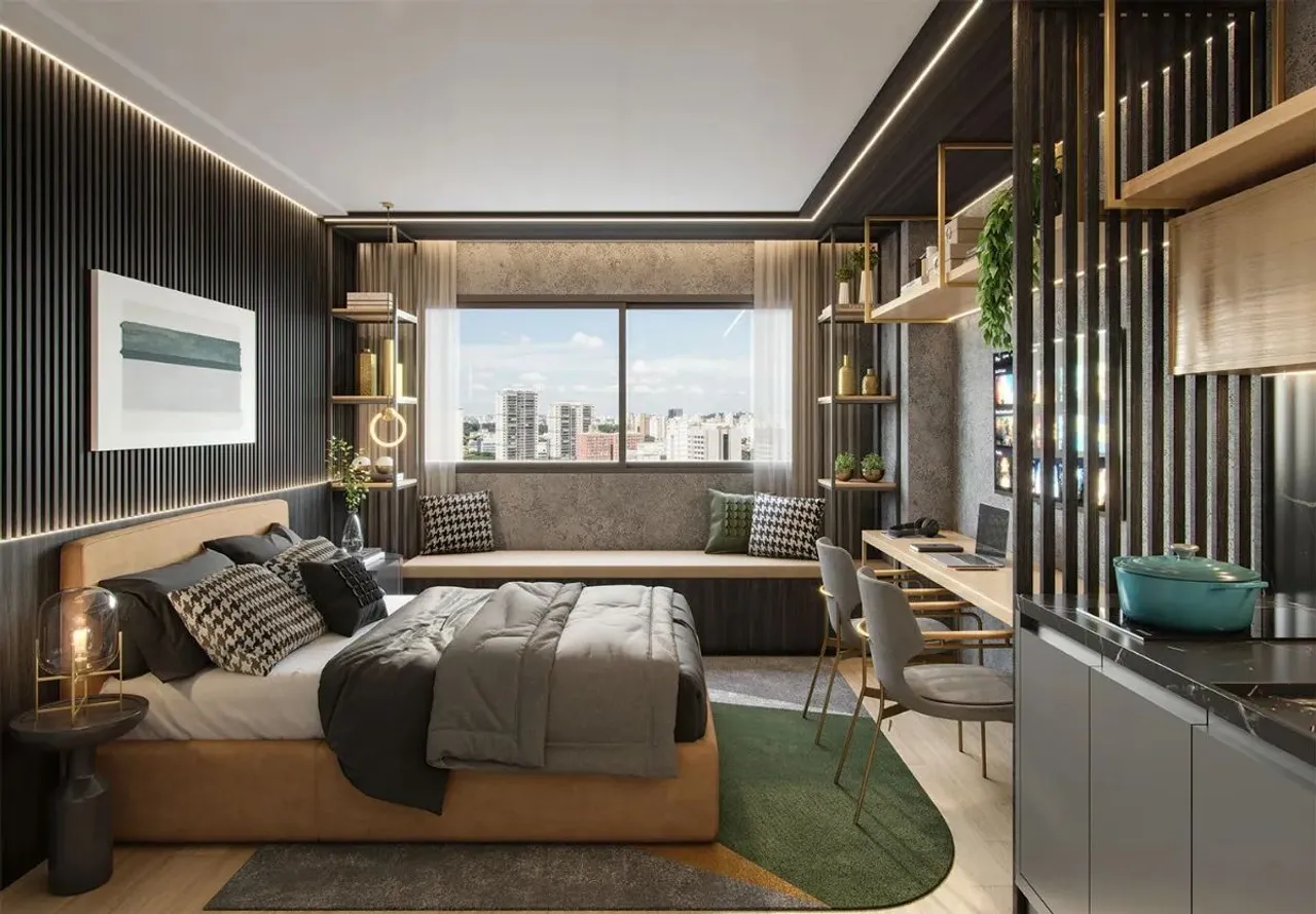 Studio para venda em Santo Amaro com 1 quarto, 25m²