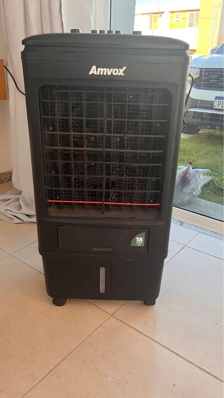 CLIMATIZADOR DE AR FRIO 127V 18 LITROS PRETO AMVOX  - Foto 4