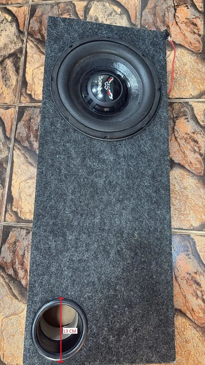 CAIXA de som COM SUB 12" BOMBER BICHO PAPAO 700W BOBINA DUPLA SWBP12700D4