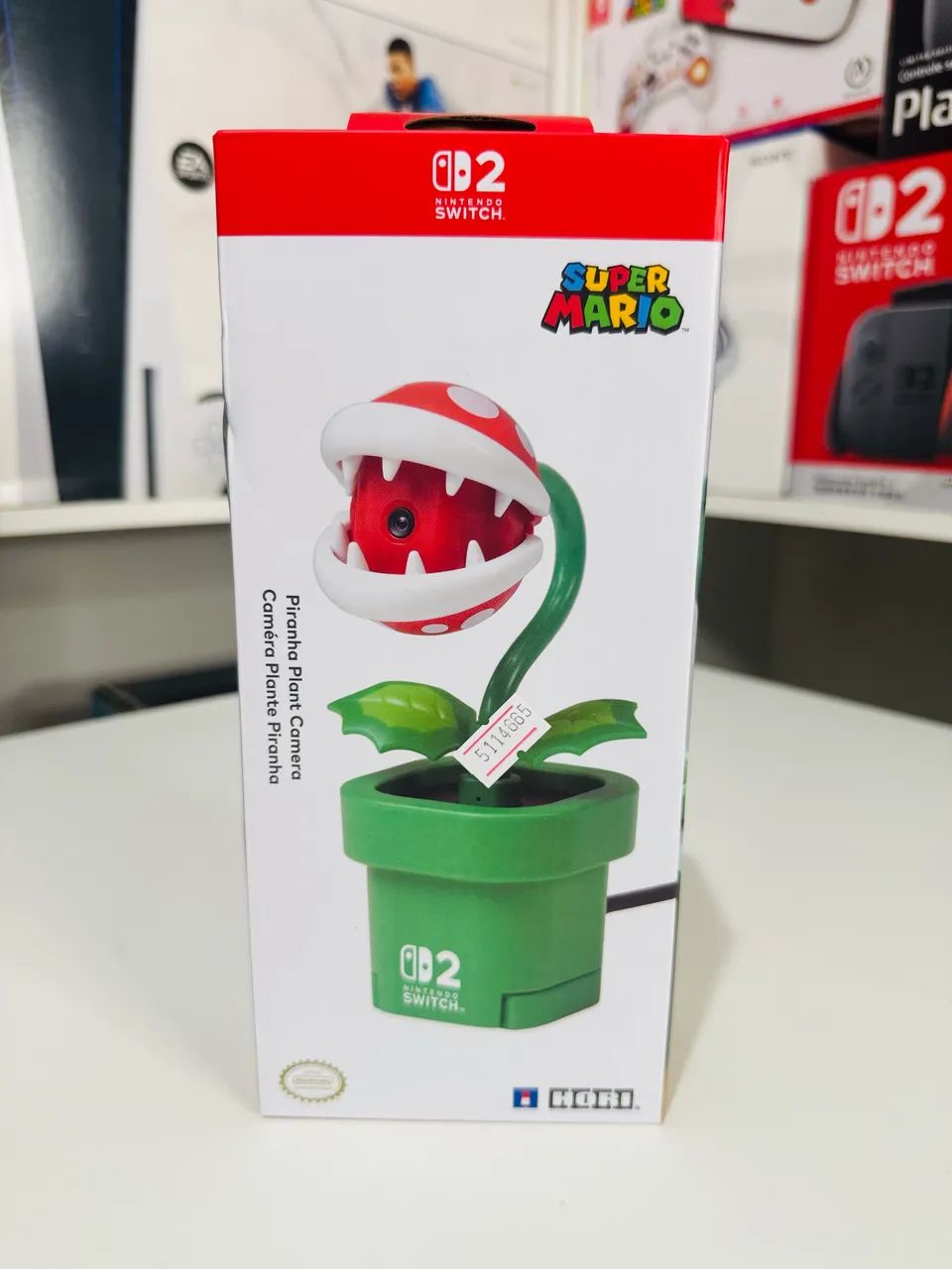 Câmera planta piranha Nintendo Switch 2 lacrado