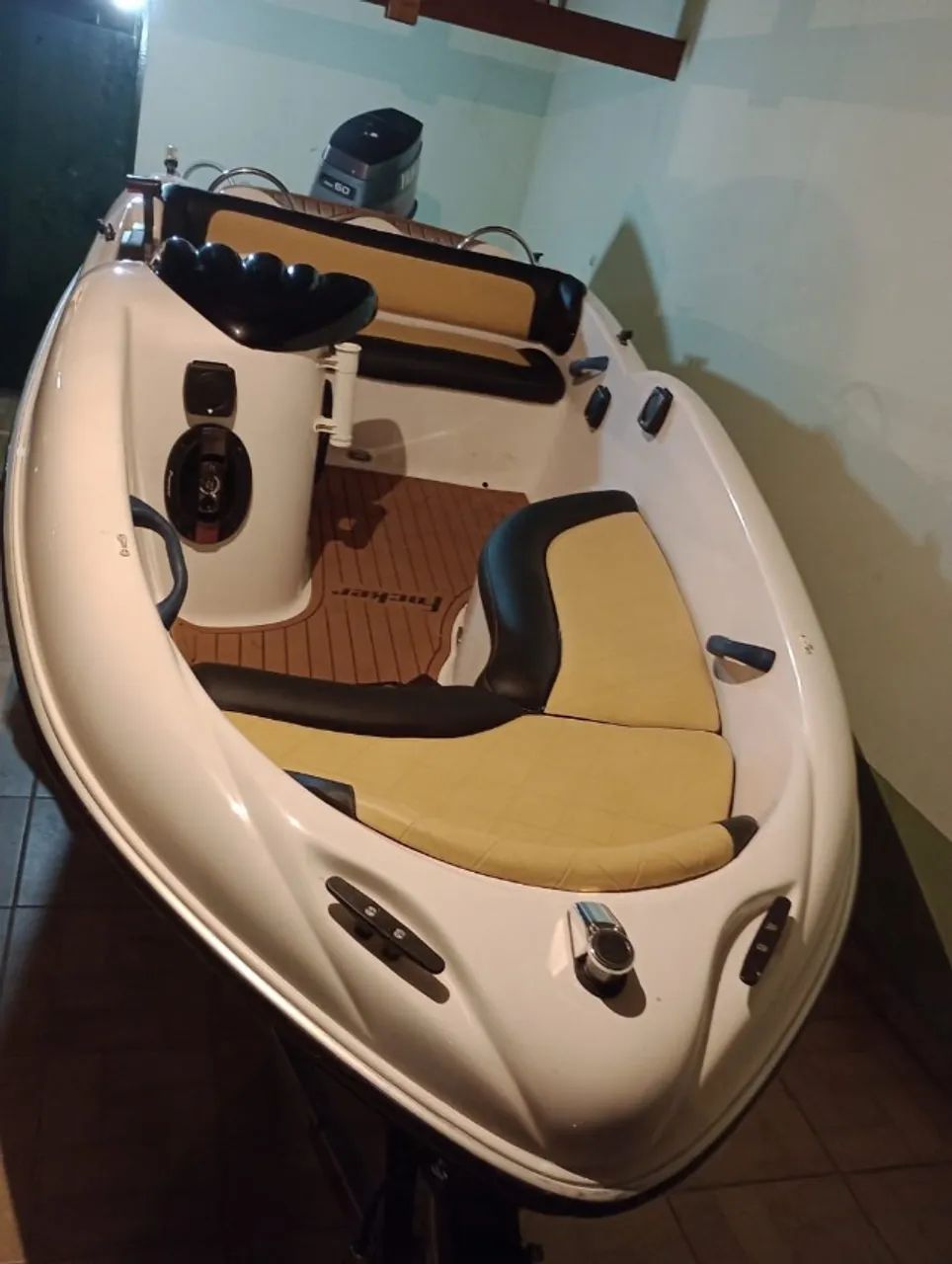 Lancha Focker Twister 150 - Yamaha 60HP - Foto 5