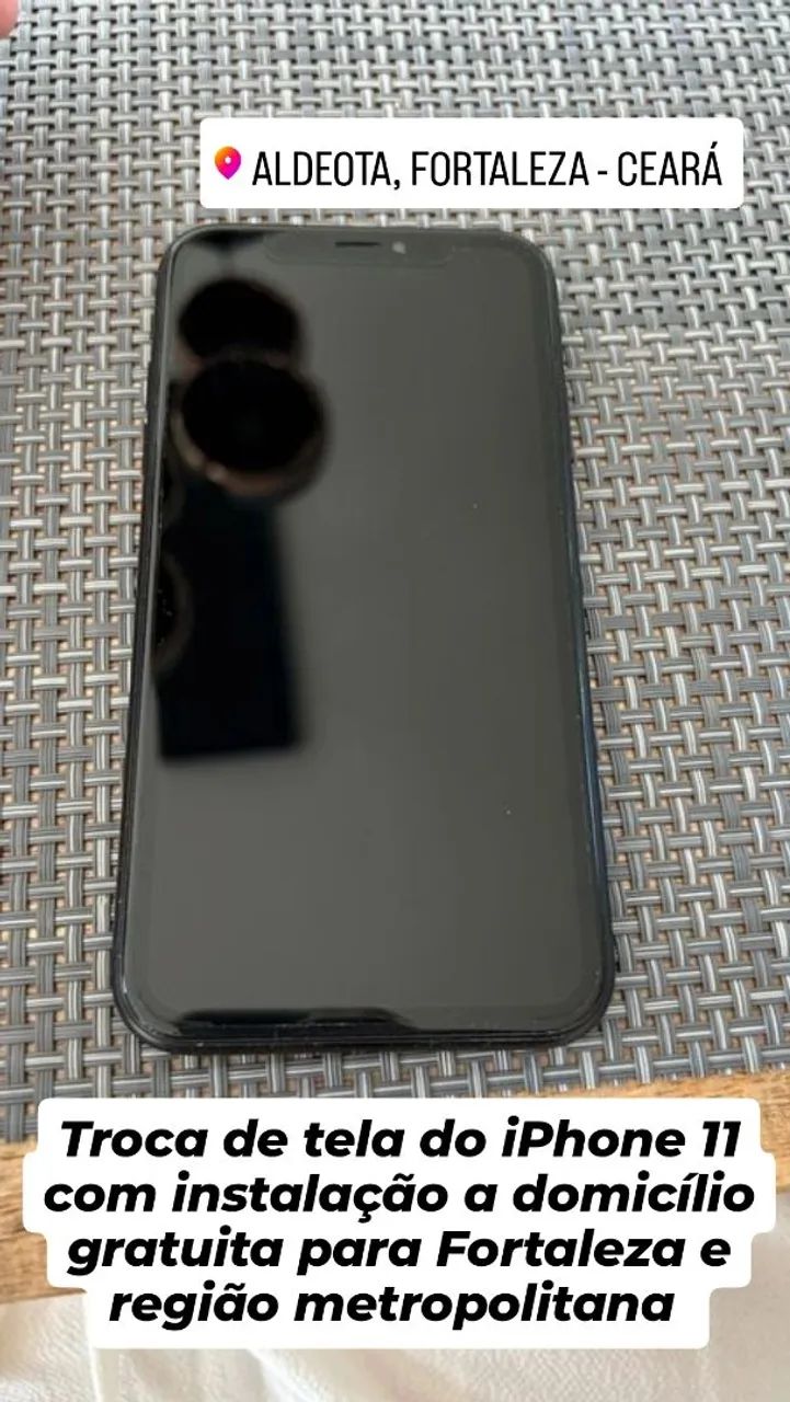 TELA DISPLAY IPHONE 11 NA HORA 