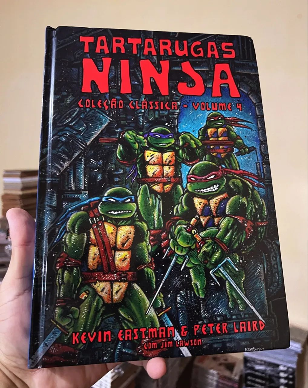 Tartarugas ninja coleção completa 1 ao 6 pipoca e nanquim - Foto 5