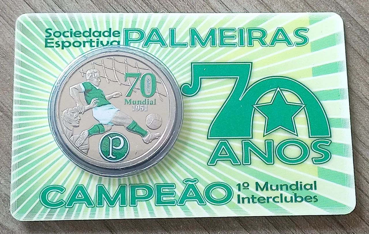 Moeda rara do palmeiras