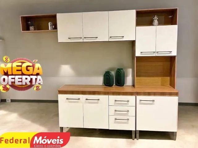 Armário de Cozinha Completa off white NOS CHAME NO WHATSAPP 