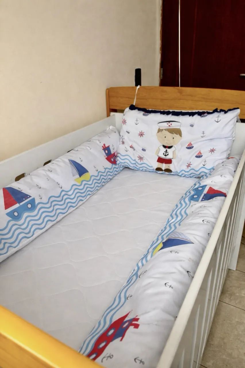 Berço Infantil Branco em Ótimo Estado  - Foto 2