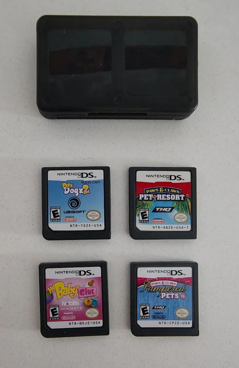 Jogos originais de Nintendo DS e Case