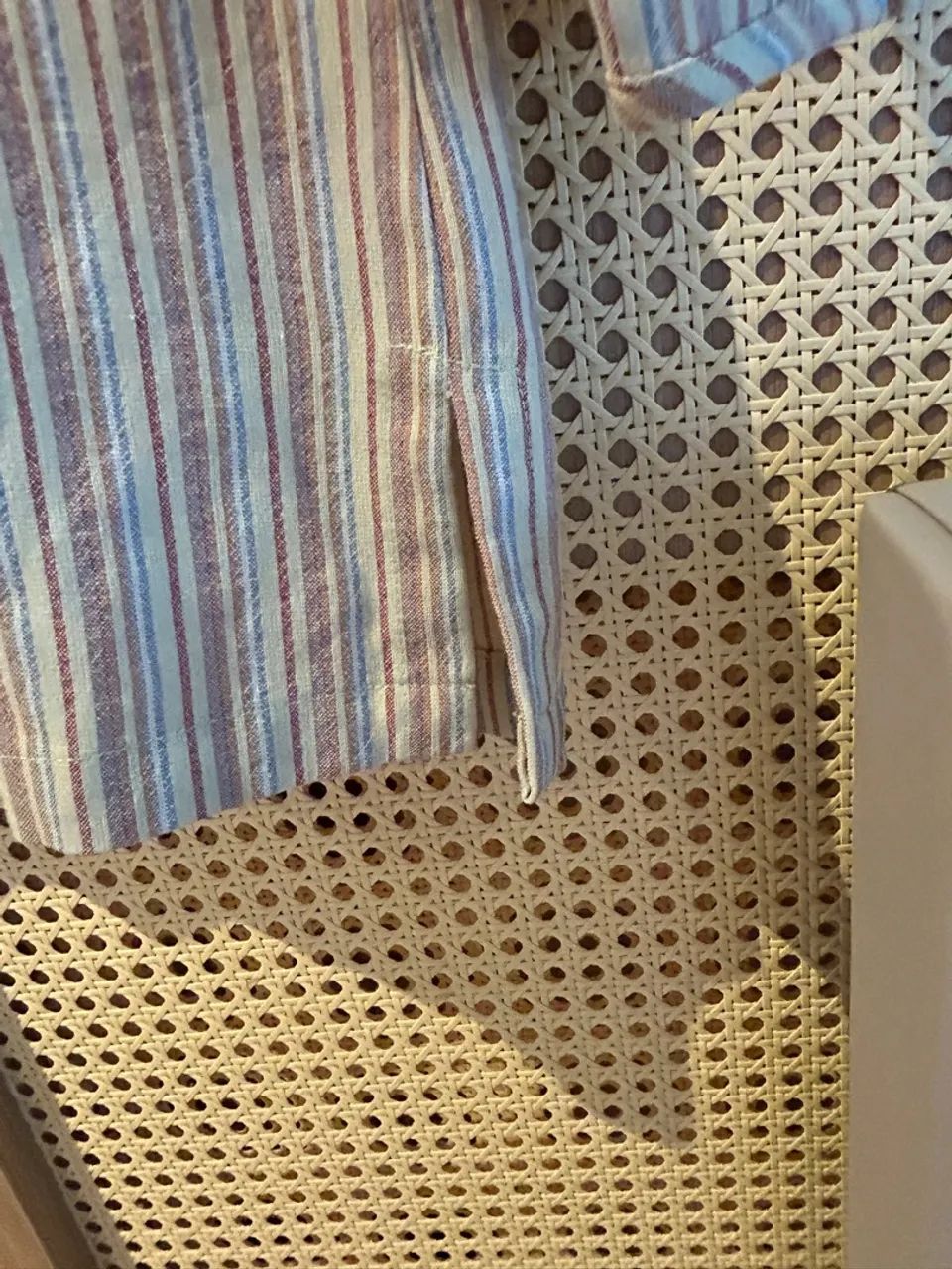 Camisa listrada de crepe algodão  - Foto 2