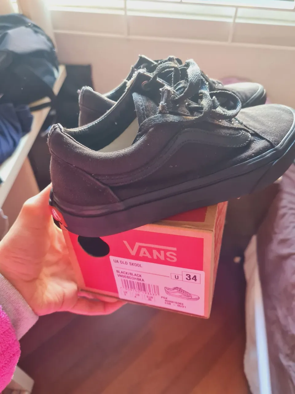 Vans UA Old Skool Black - Tamanho 34
