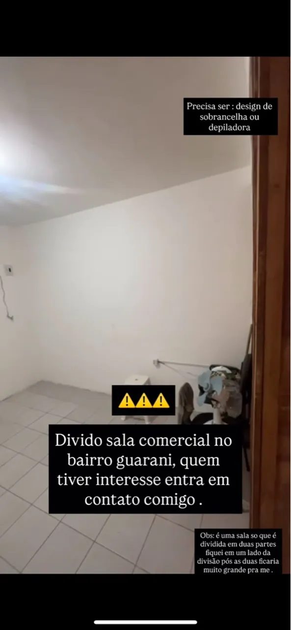 Sala comercial no bairro guarani