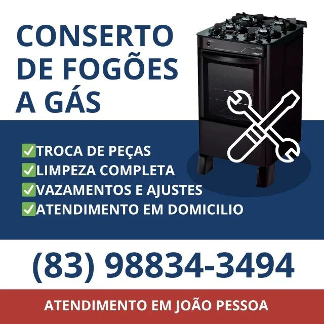 CONSERTO DE FOGÃO A GÁS