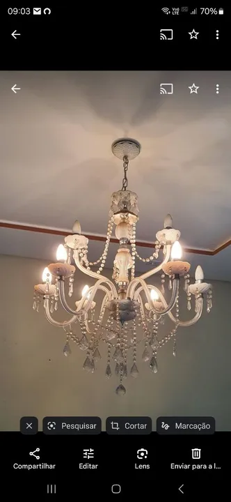 Lustre de Cristal para Sala de Jantar