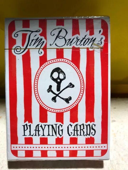 Baralho de jogar do Tim Burton novo lacrado