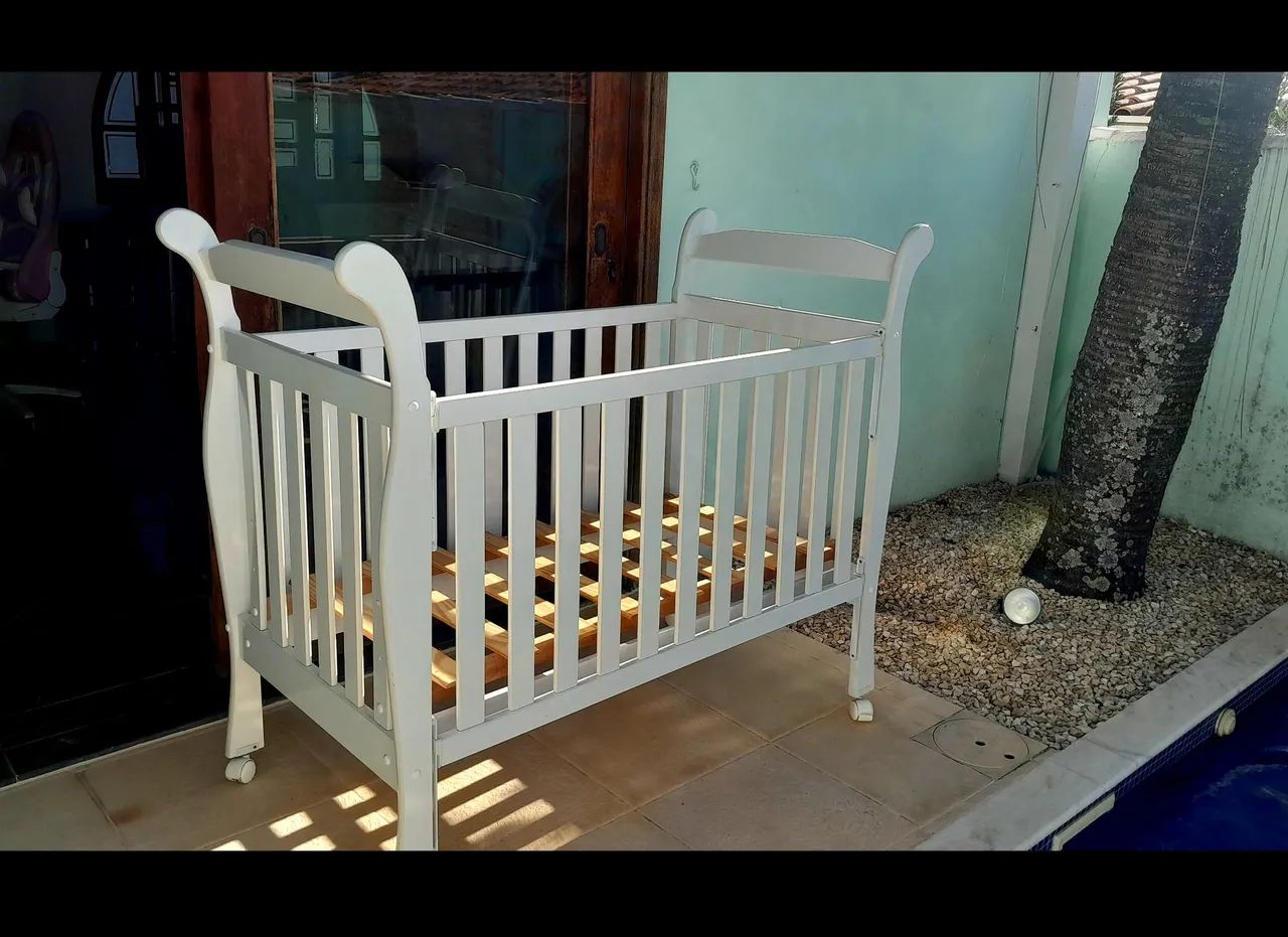 Berço Branco para Bebê - Foto 5