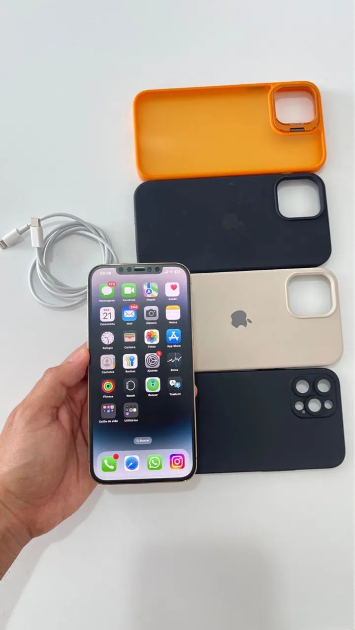 Vendo iPhone 12 Pro Max Gold 128G - Foto 5
