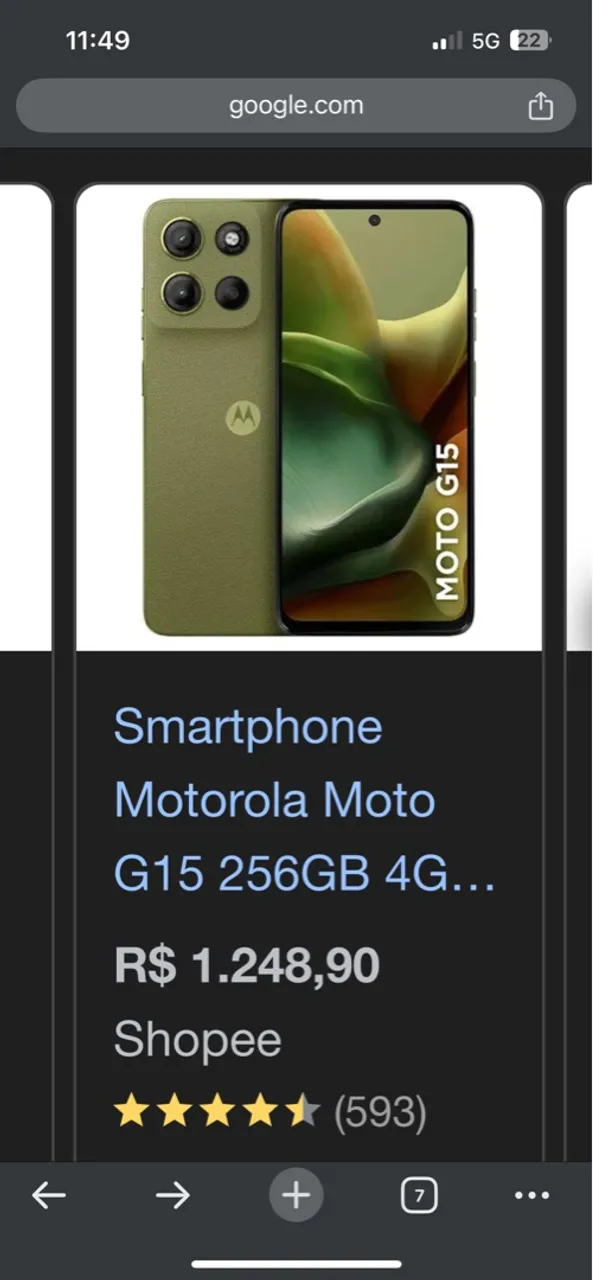VENDO MOTO G15