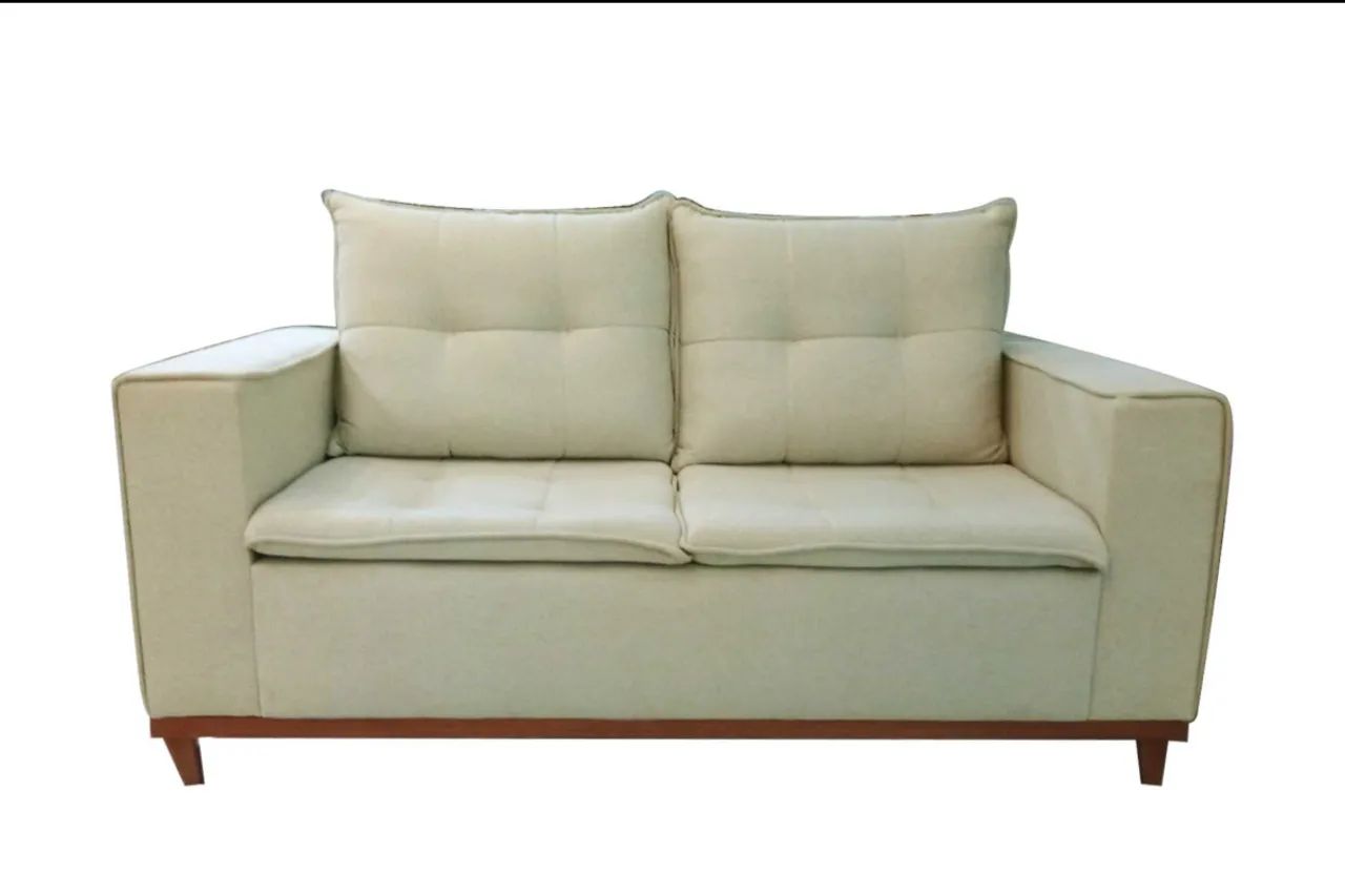 Sofá Living 180CM Linho e Molas Bonnel r64 - Foto 2