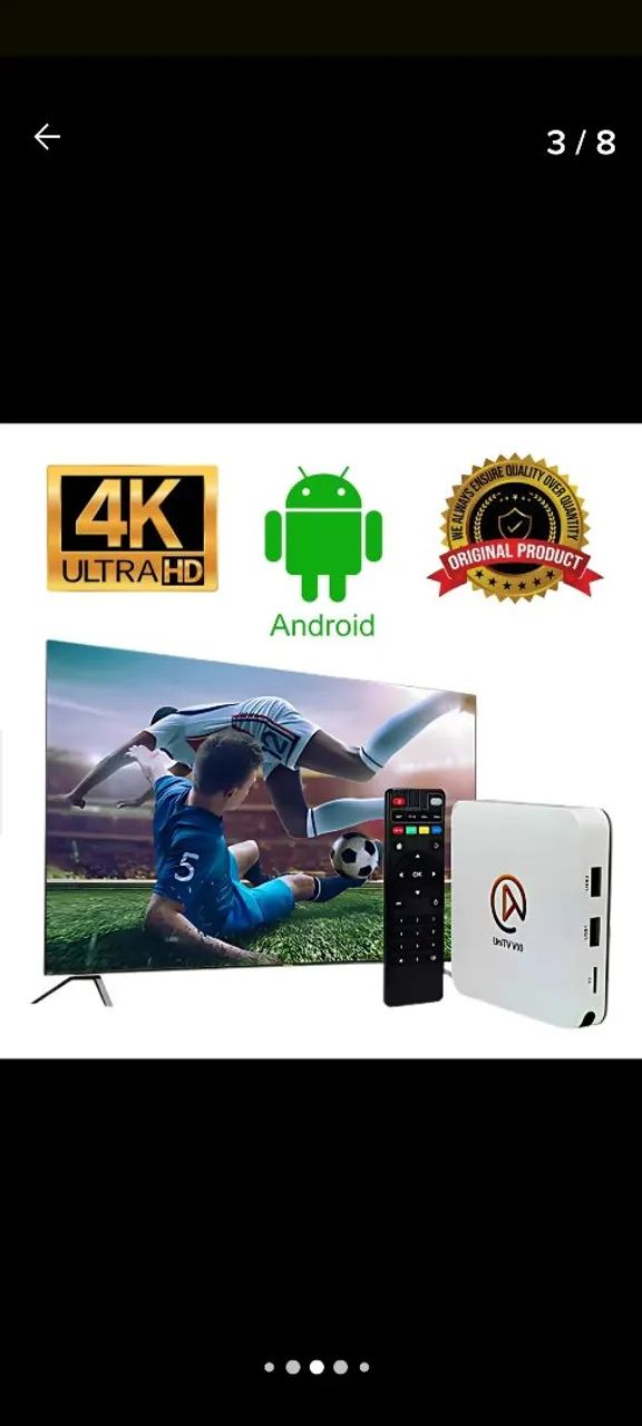 Android TV Box 4K Ultra HD