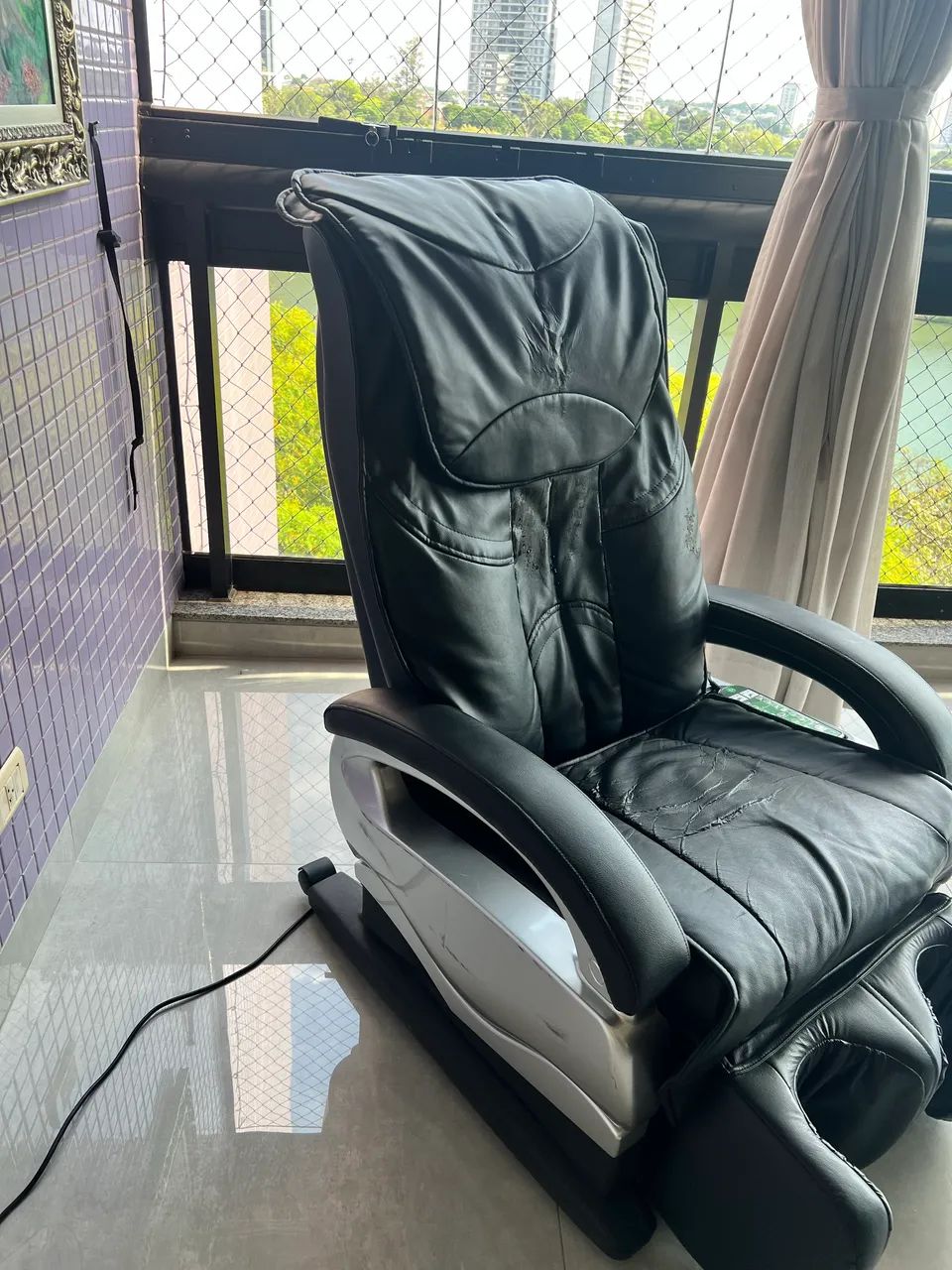 Cadeira de massagem com controle remoto