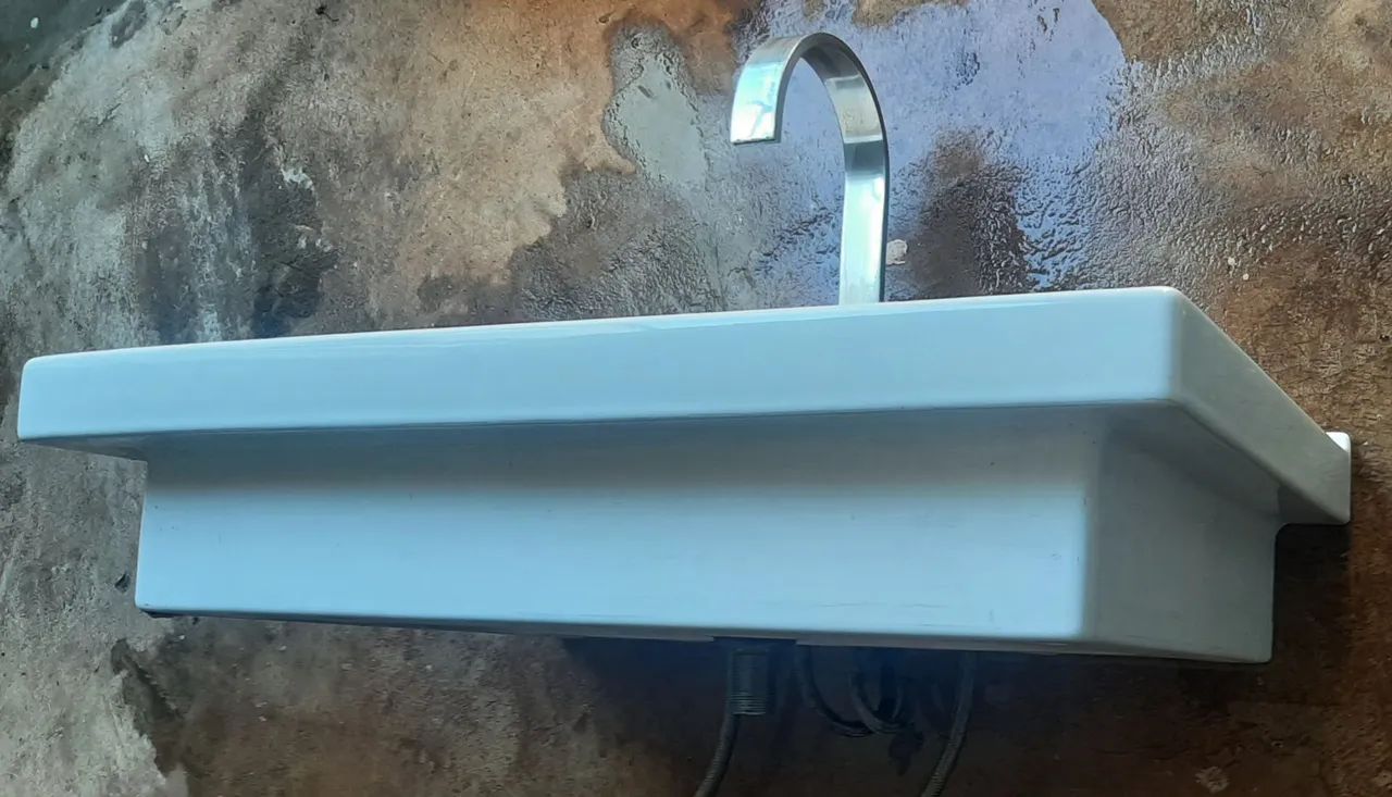 Cuba de banheiro sem a torneira  - Foto 4