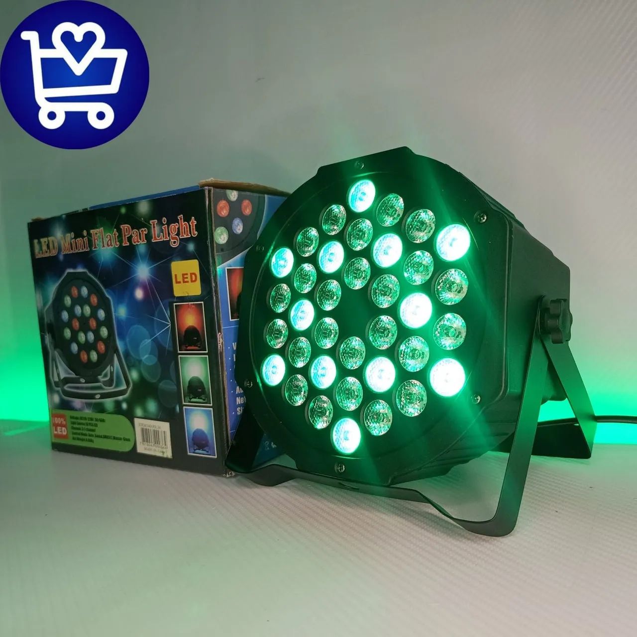 Iluminação LED Mini Flat Par Light - Novo - Foto 2