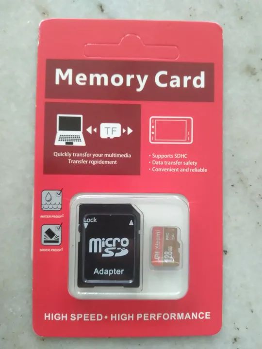 Cartão de memória 16 gb com adaptador