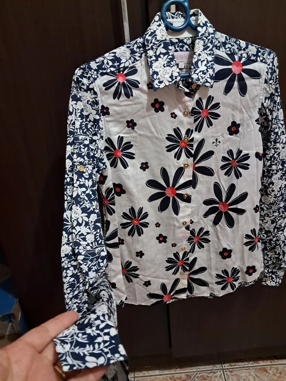 Camisa estampada floral Dudalina - Foto 3
