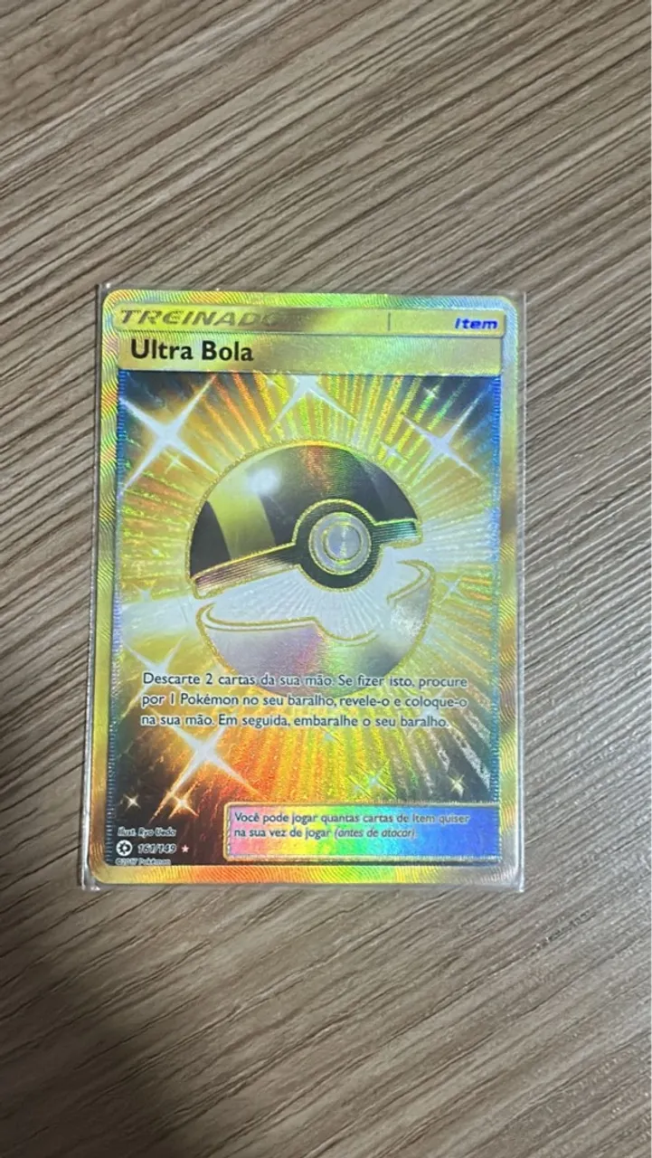 Carta Pokémon Ultra Bola - Colecionador